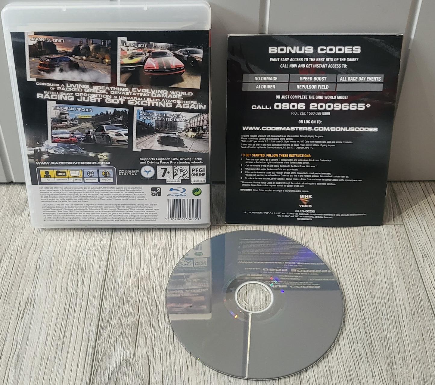 Racedriver Grid Sony Playstation 3 (PS3) Game