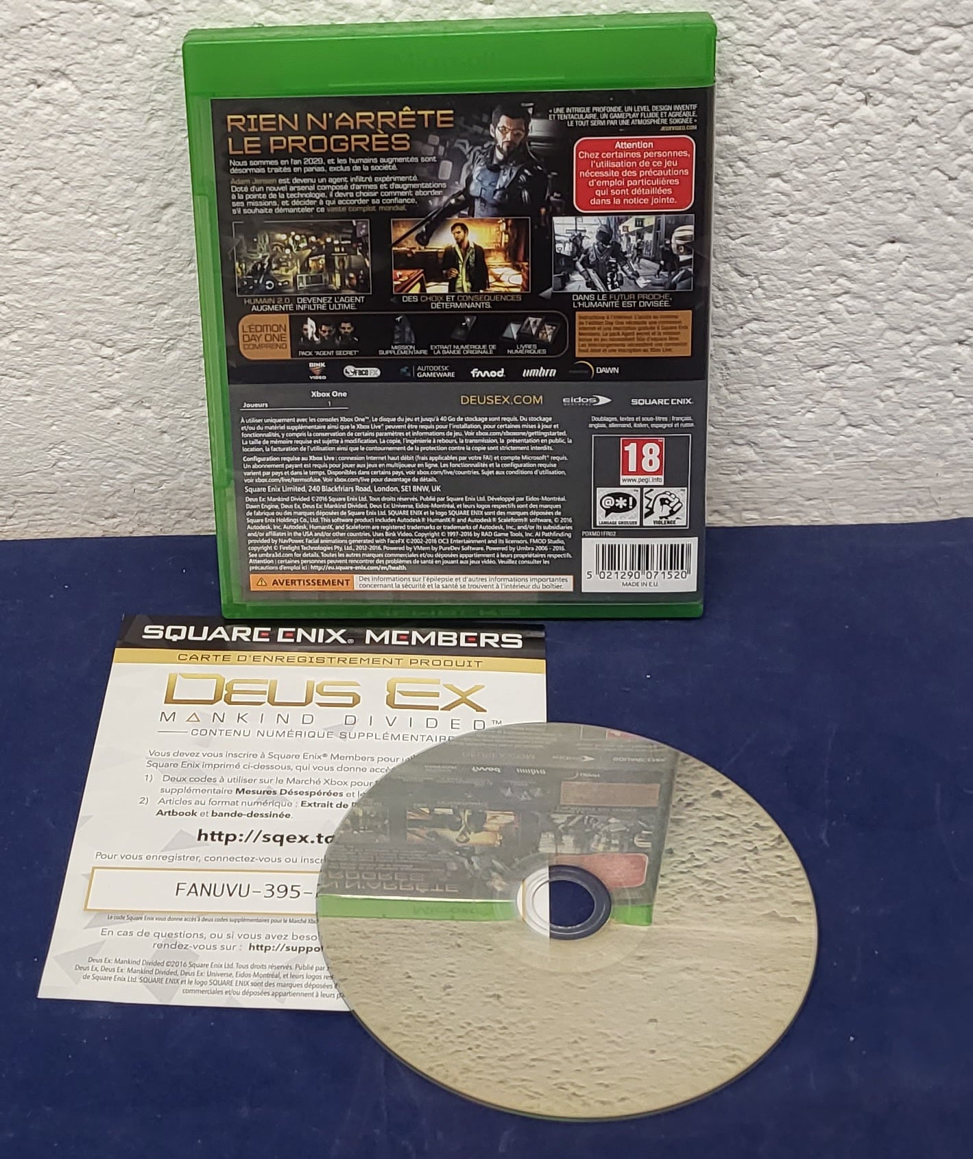 Deus Ex Mankind Divided Day One Edition Microsoft Xbox One