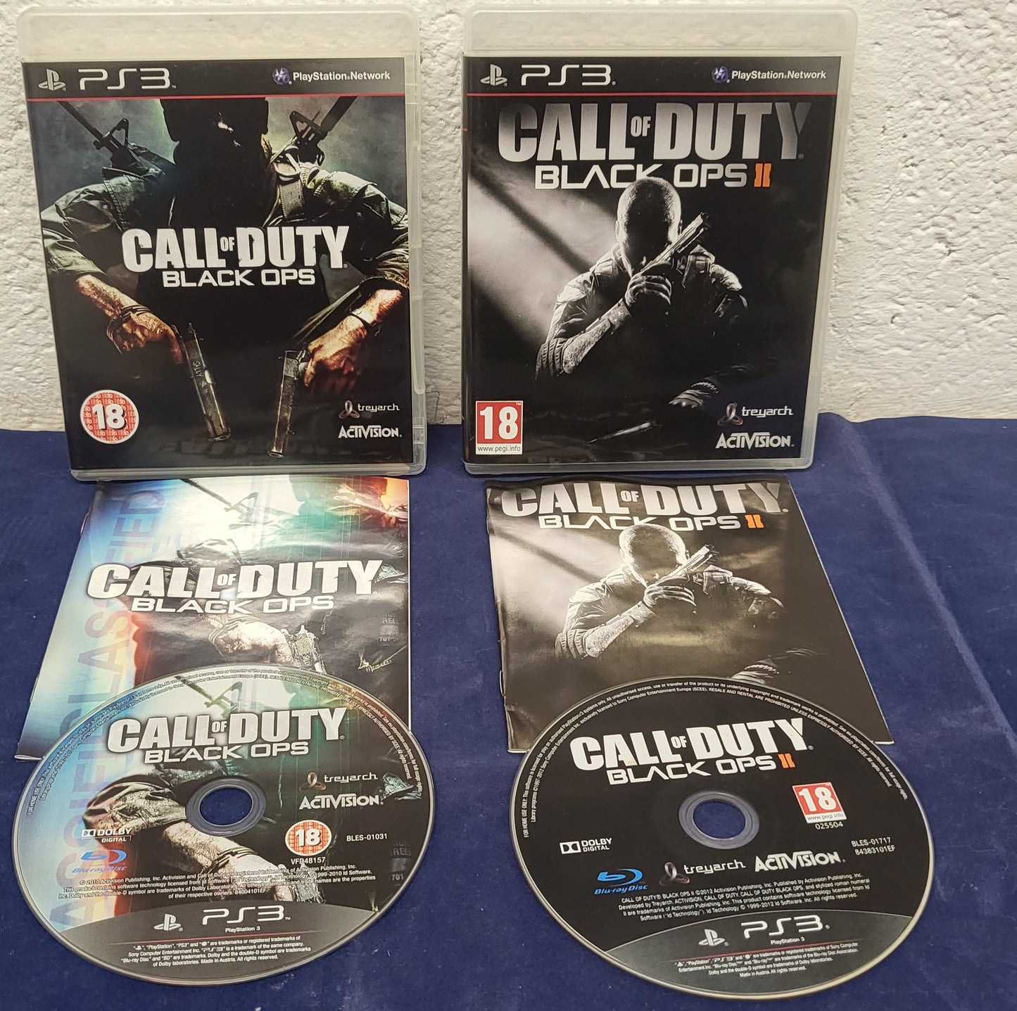 Call of Duty Black Ops 1 & 2 Sony Playstation 3 (PS3) Game Bundle