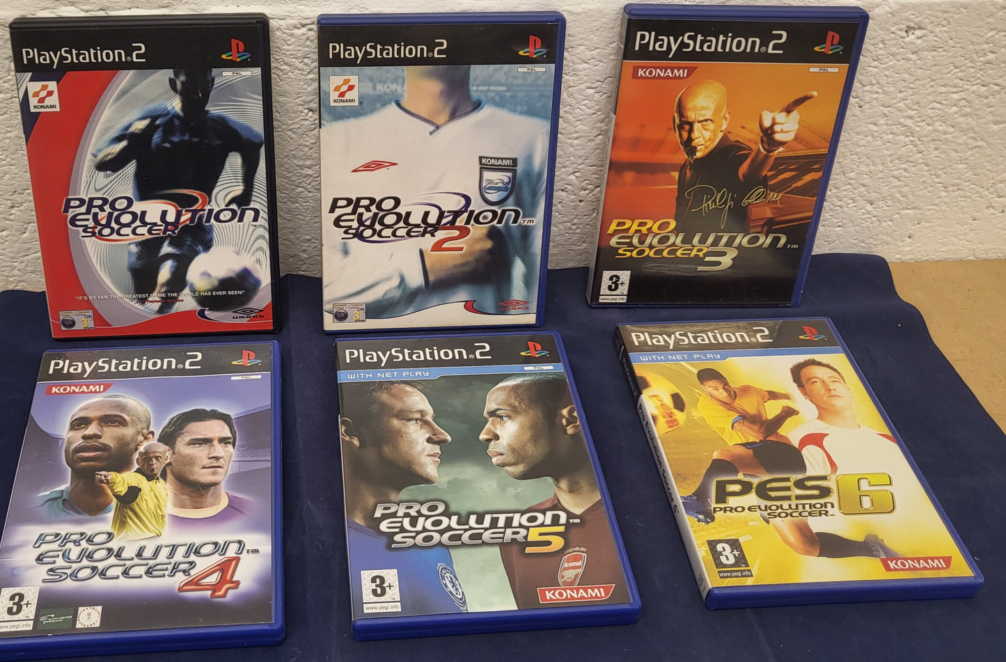 Pro Evolution Soccer 1 - 6 Sony Playstation 2 (PS2)