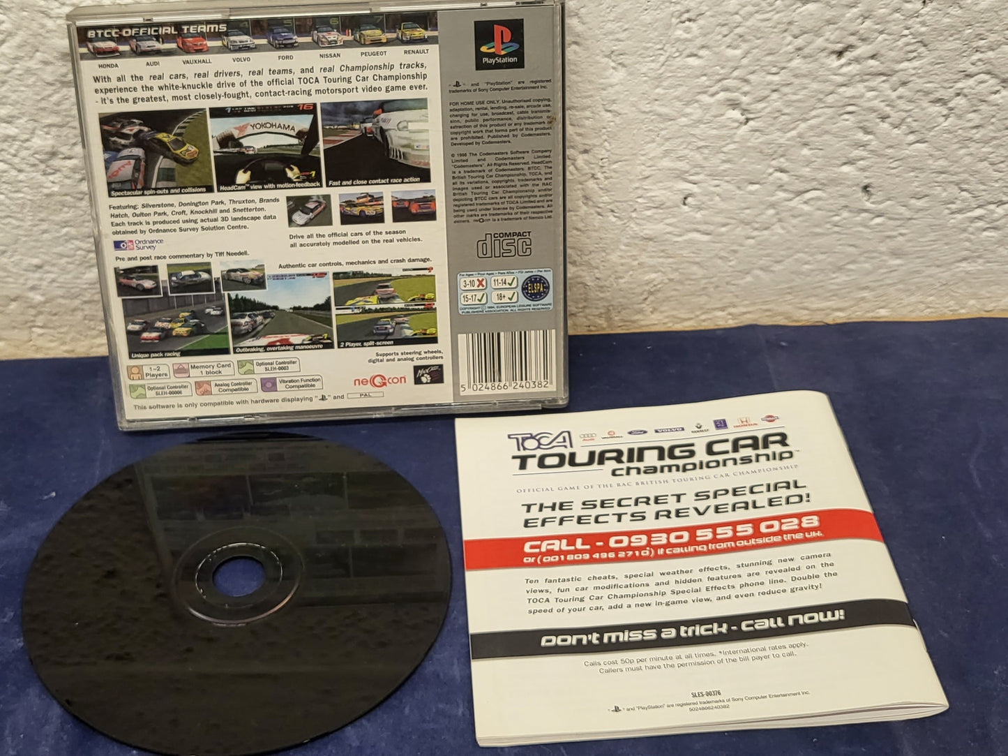 Toca Touring Car Championship Platinum Sony Playstation 1 (PS1)