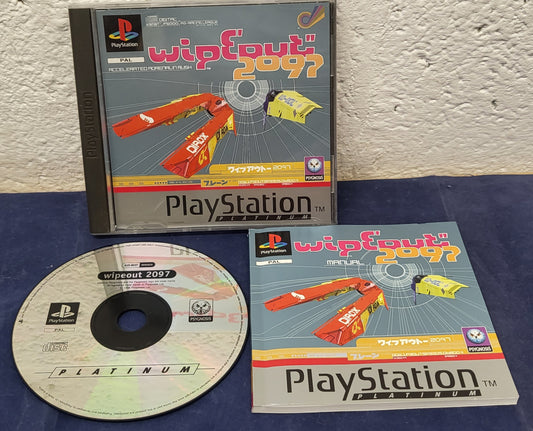 Wipeout 2097 Platinum Sony Playstation 1 (PS1) Game