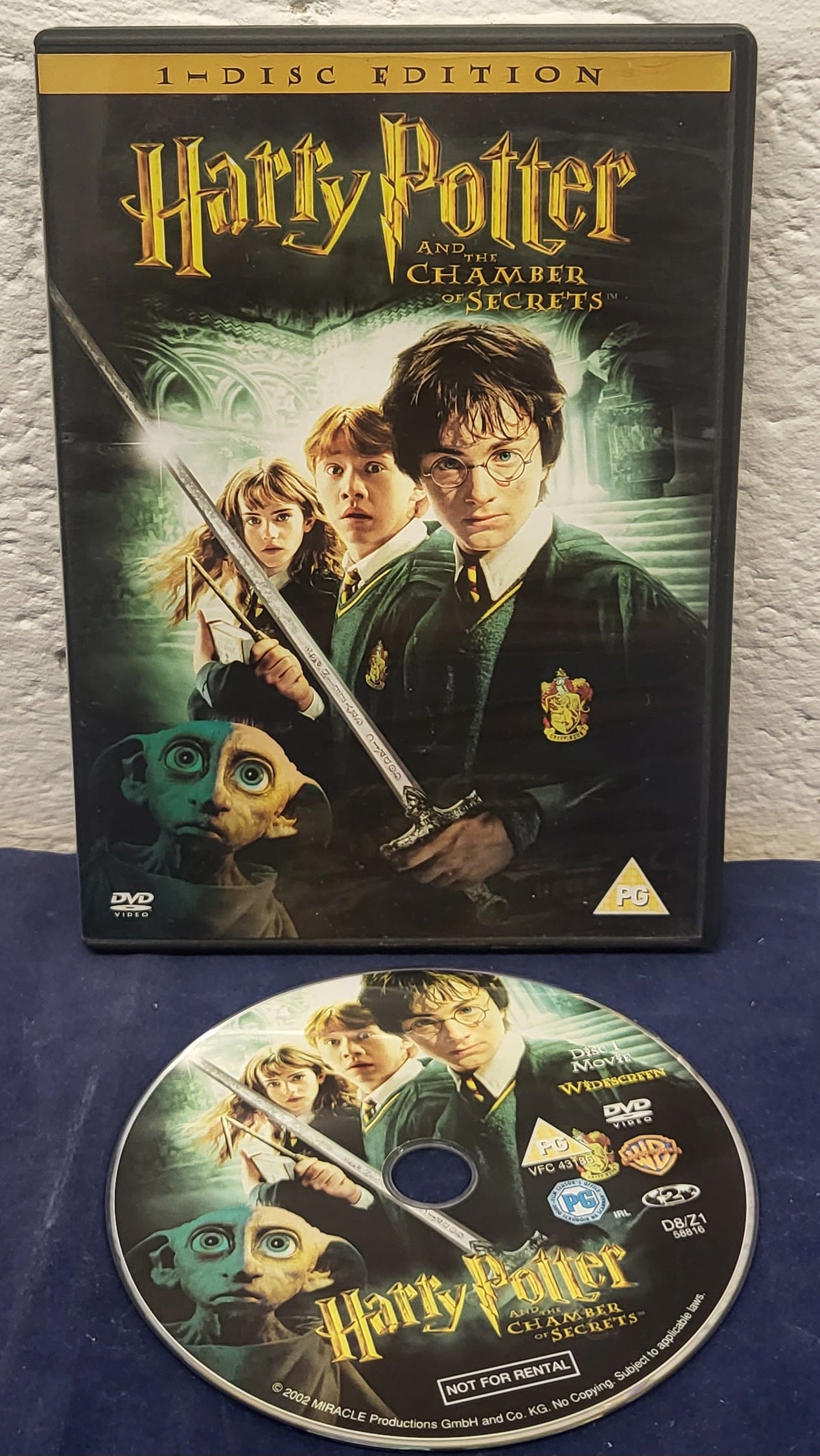 Harry Potter and the Chamber of Secrets DVD