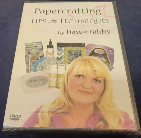 Brand New & Sealed Papercrafting Tips & Techniques by Dawn Bibby DVD