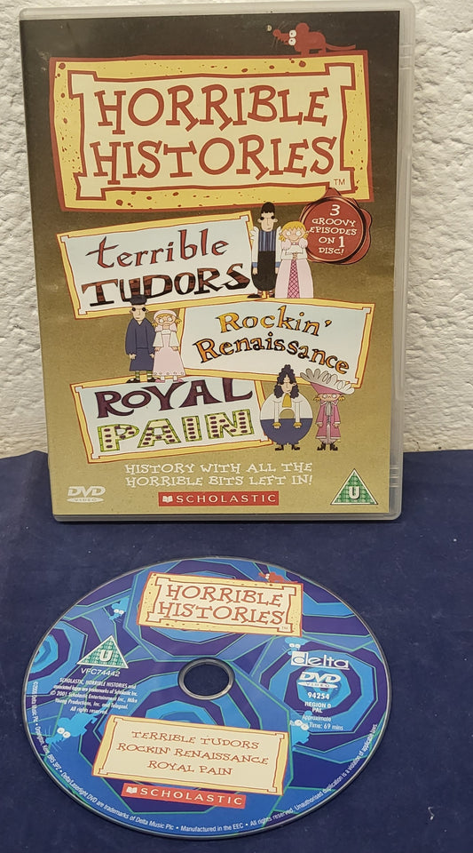Horrible Histories Terrible Tudors, Rockin Renaissance & Royal Pain DVD