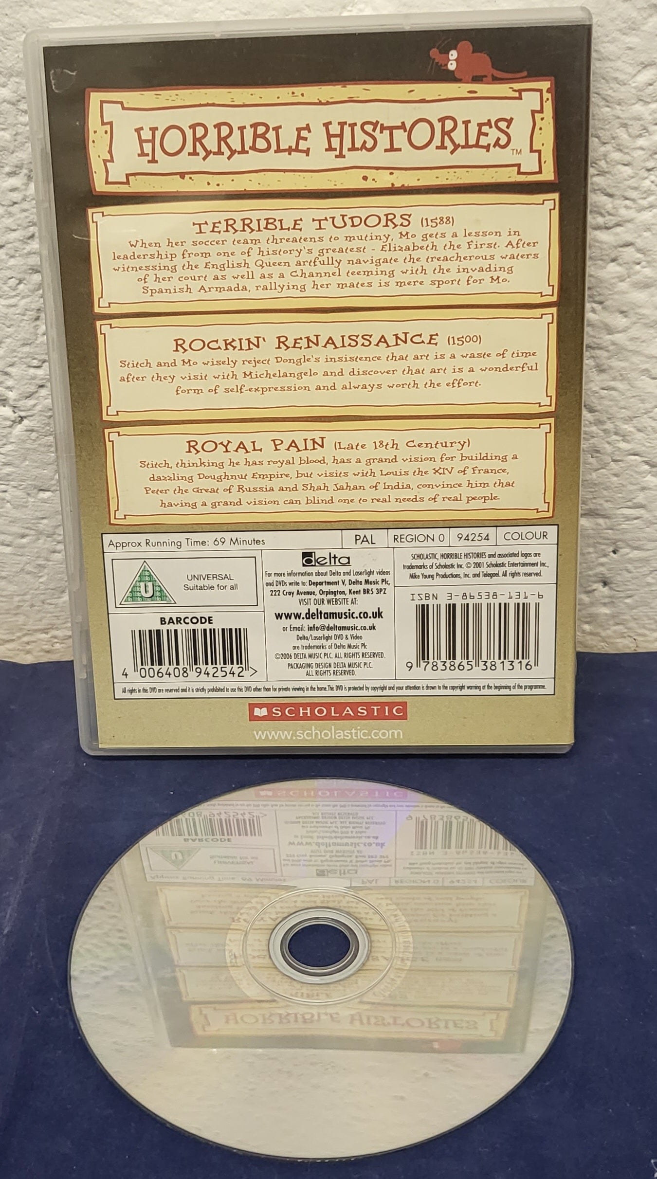 Horrible Histories Terrible Tudors, Rockin Renaissance & Royal Pain DVD