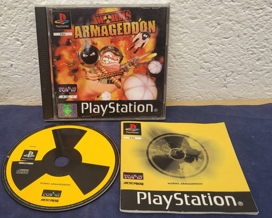 Worms Armageddon Black Label (Sony Playstation 1) PS1
