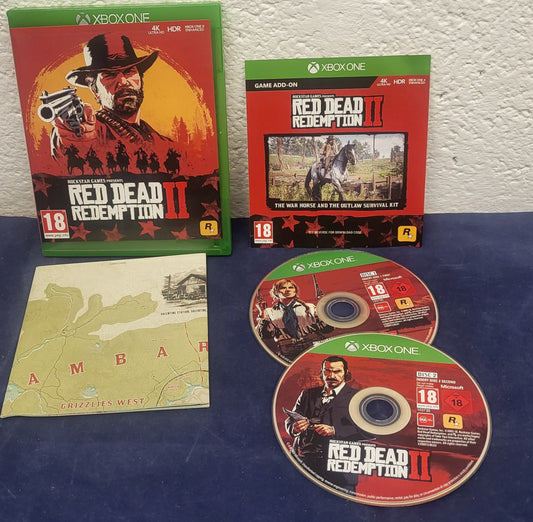 Red Dead Redemption II with Map Microsoft Xbox One