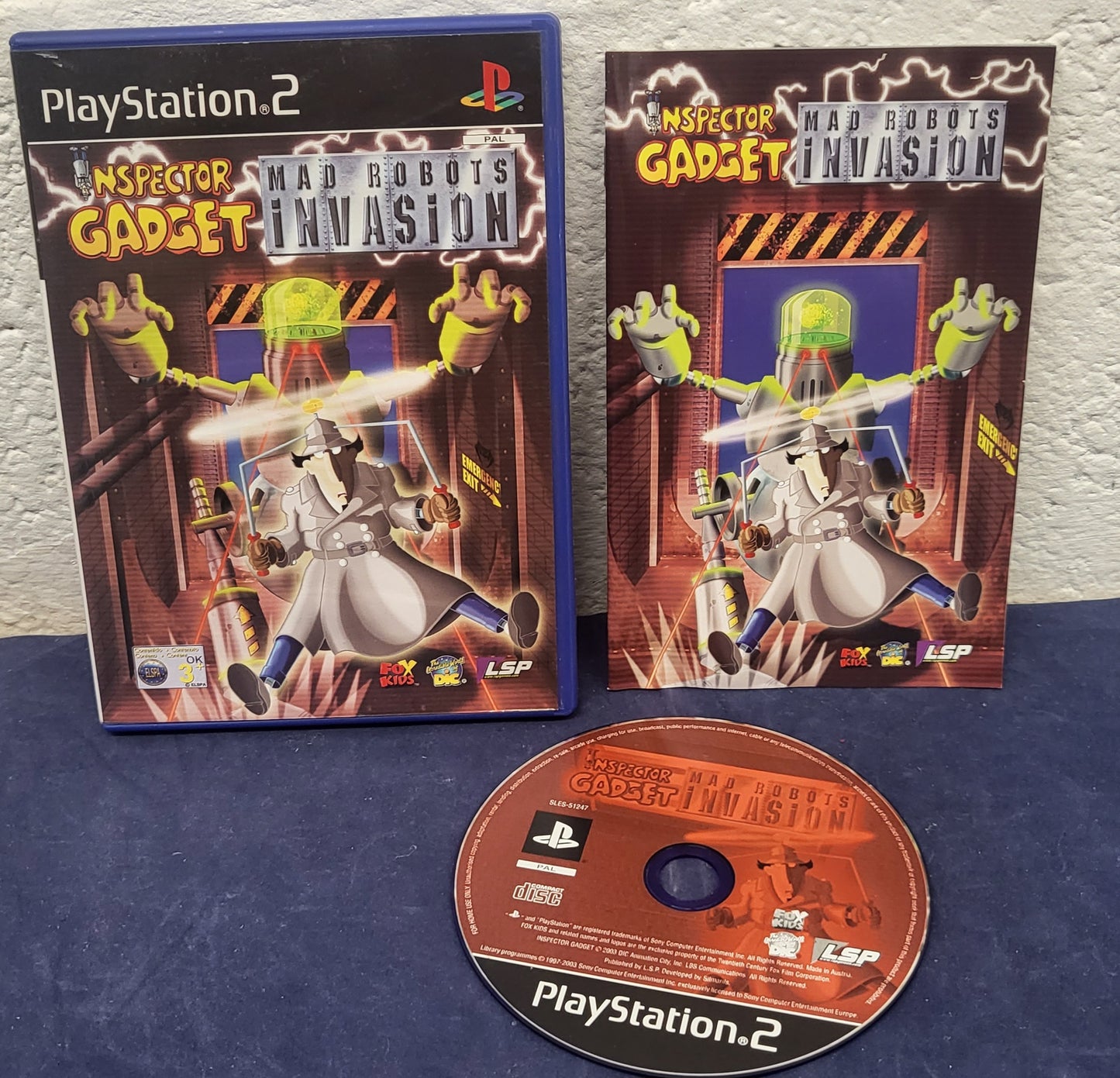 Inspector Gadget Mad Robots Invasion Sony Playstation 2 (PS2)