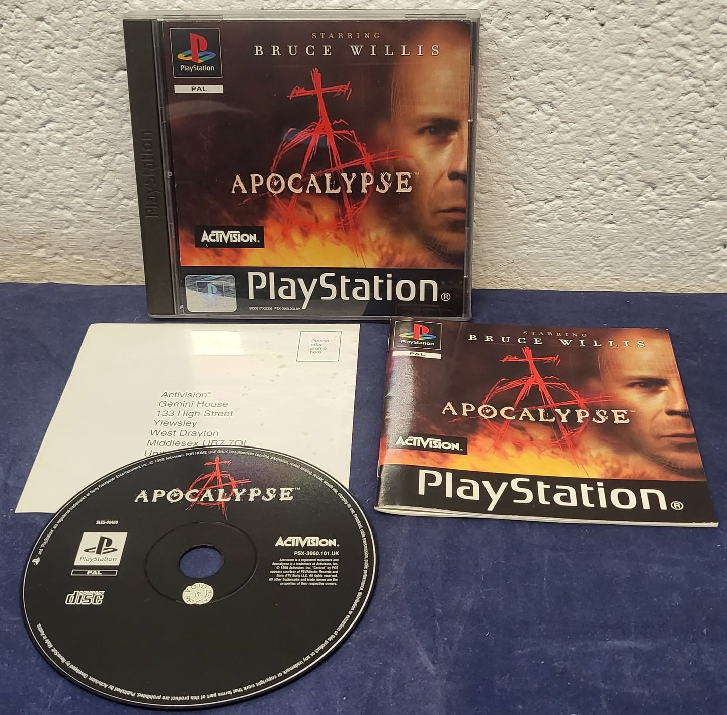 Apocalypse Sony Playstation 1 (PS1) Game