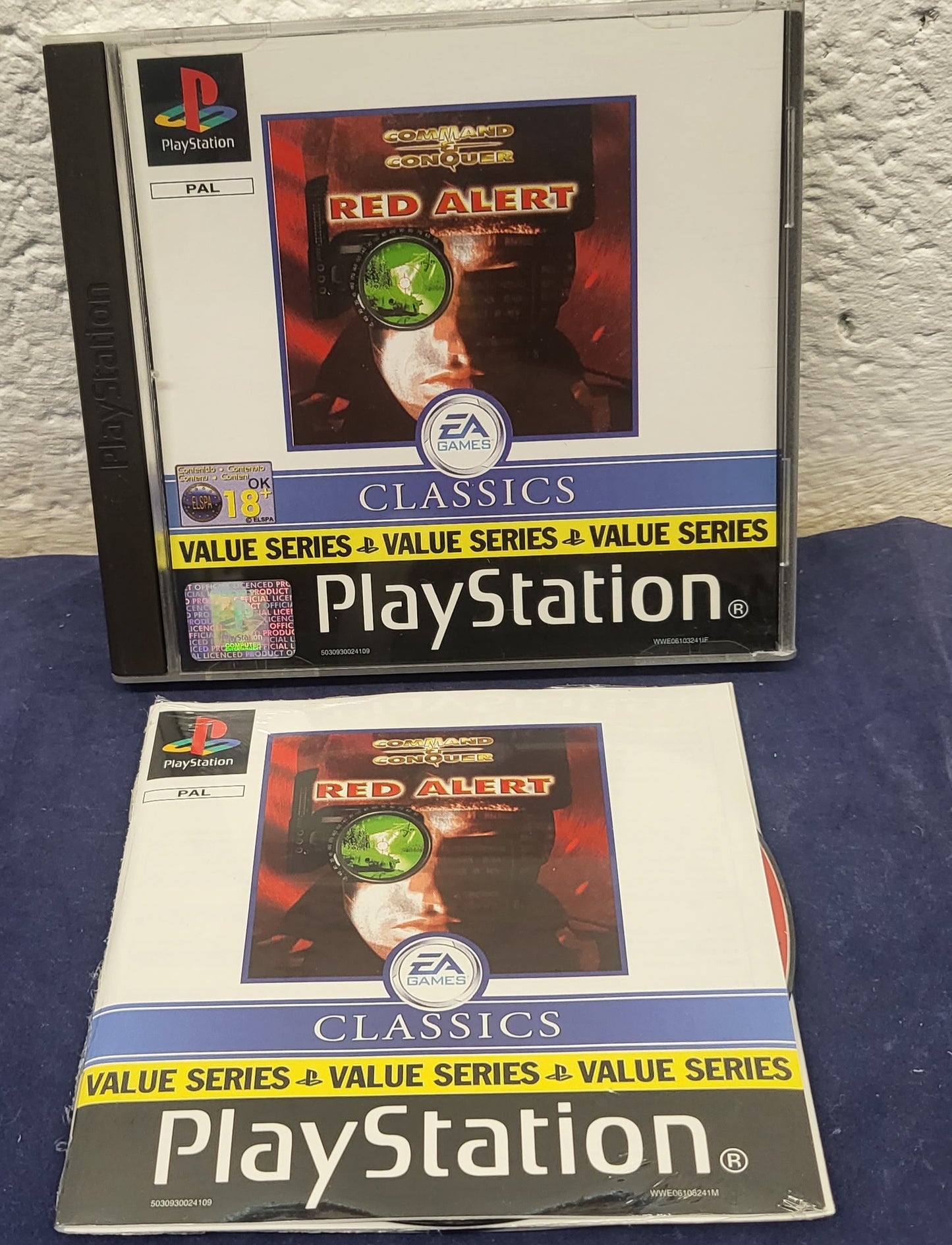 Command & Conquer Red Alert Classics Sony Playstation 1 (PS1) Game