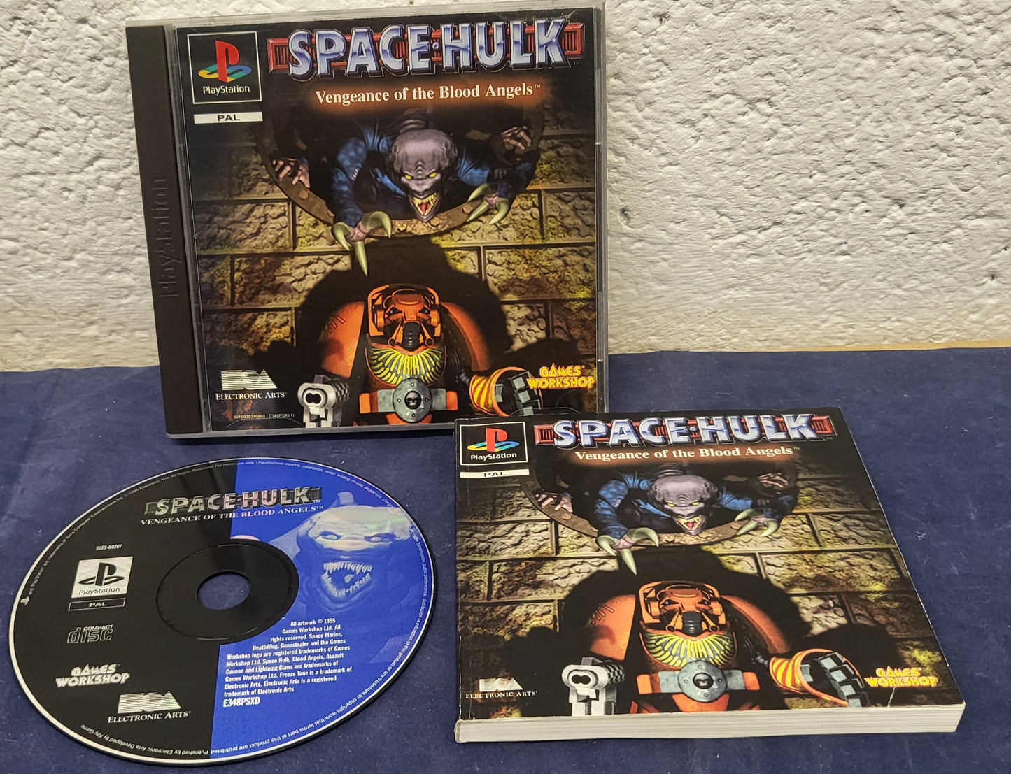 Space Hulk Vengeance of the Blood Angels PAL Sony Playstation 1 (PS1) Game