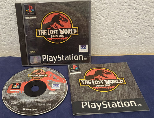 The Lost World Jurassic Park Black Label Sony Playstation 1 (PS1) Game