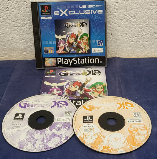 Grandia Sony Playstation 1 (PS1) Game