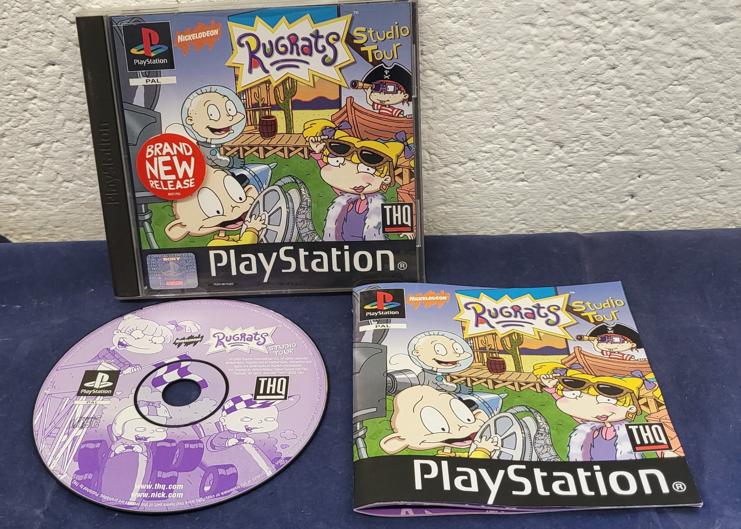 Rugrats Studio Tour Sony Playstation 1 (PS1) Game – Retro Gamer Heaven