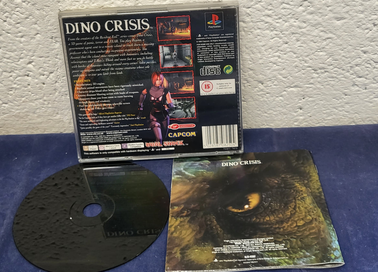 Dino Crisis Sony Playstation 1 (PS1) Game