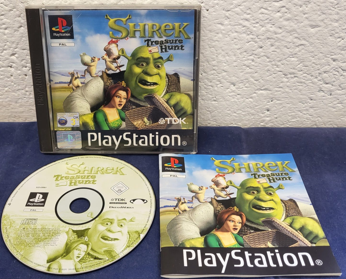 Shrek Treasure Hunt Sony Playstation 1 (PS1) Game