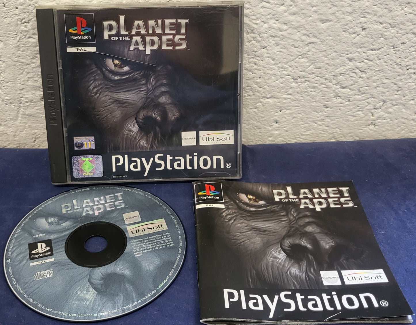 Planet of the Apes Sony Playstation 1 (PS1) Game