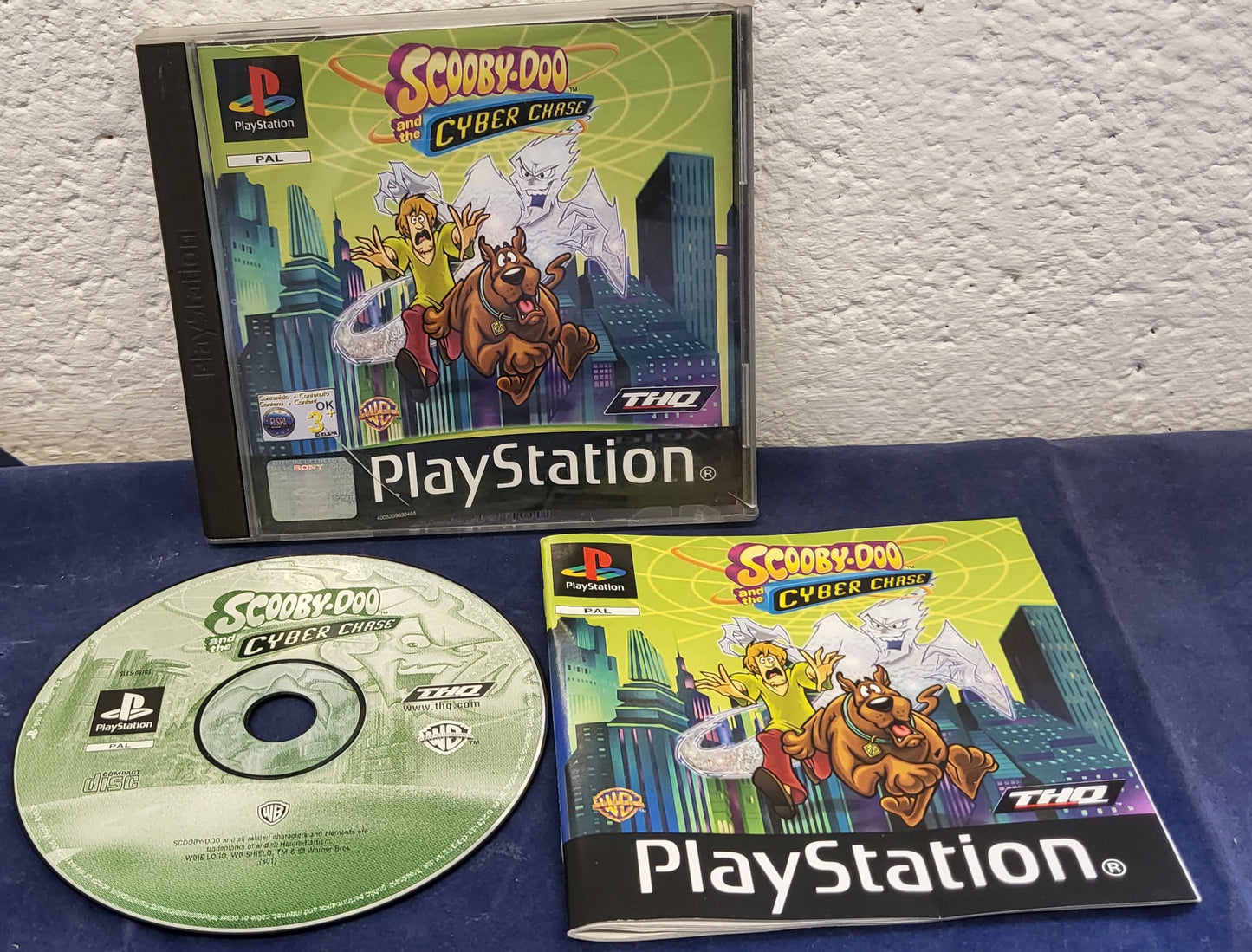 Scooby Doo and the Cyber Chase Sony Playstation 1 (PS1) Game