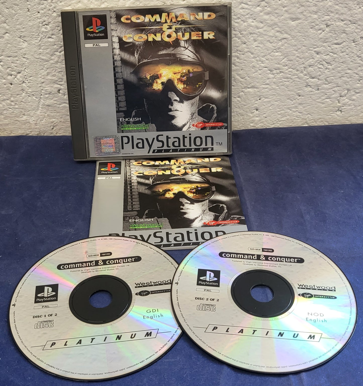 Command and Conquer Platinum Sony Playstation 1 (PS1) Game