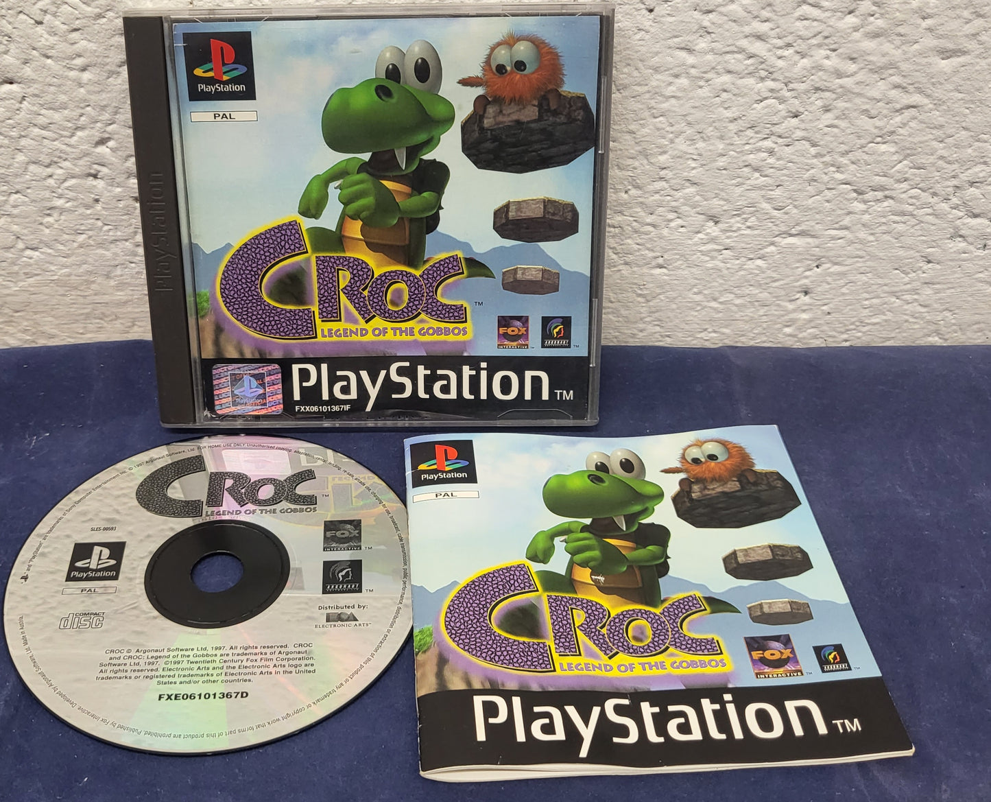 Croc Legend of the Gobbos Black Label Sony Playstation 1 (PS1)