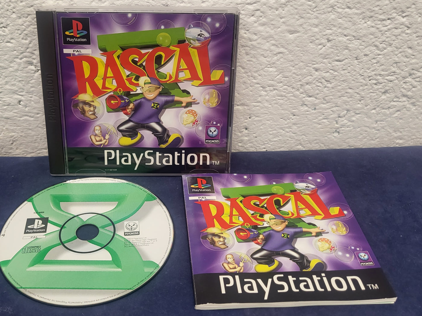 Rascal Sony Playstation 1 (PS1) Game