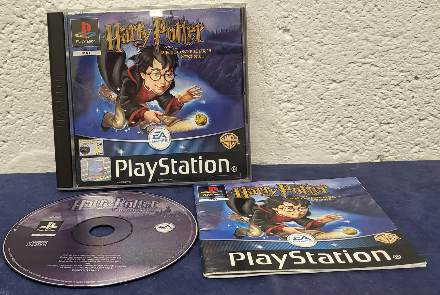 Harry Potter and the Philosopher's Stone Playstation 1 (PS1) Game
