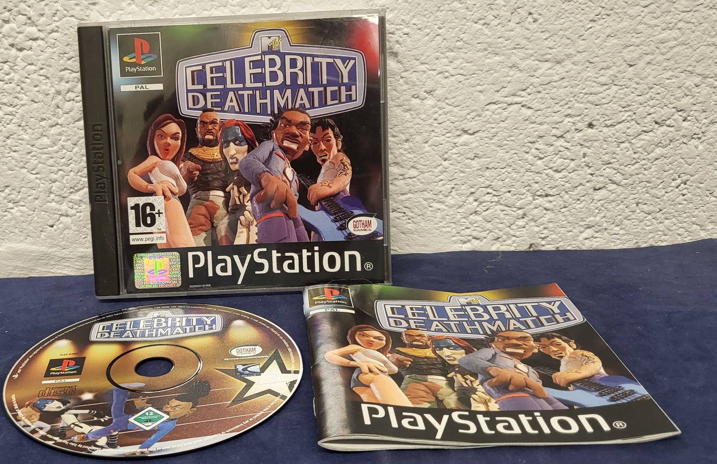 Celebrity Deathmatch Sony Playstation 1 (PS1) Game