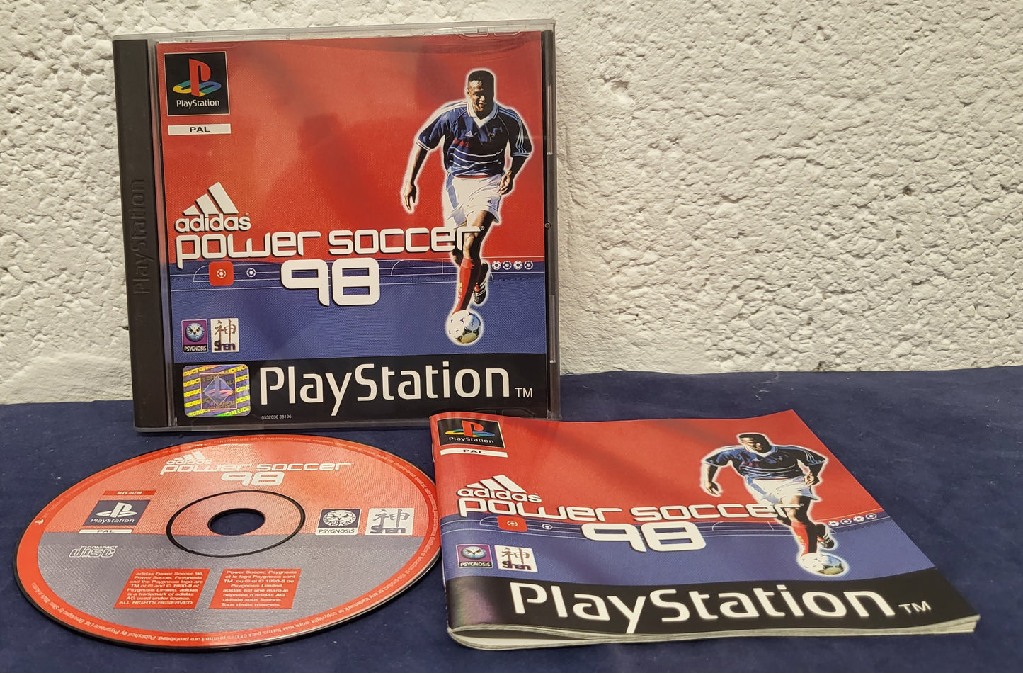 Adidas Power Soccer 98 Sony Playstation 1 (PS1) Game