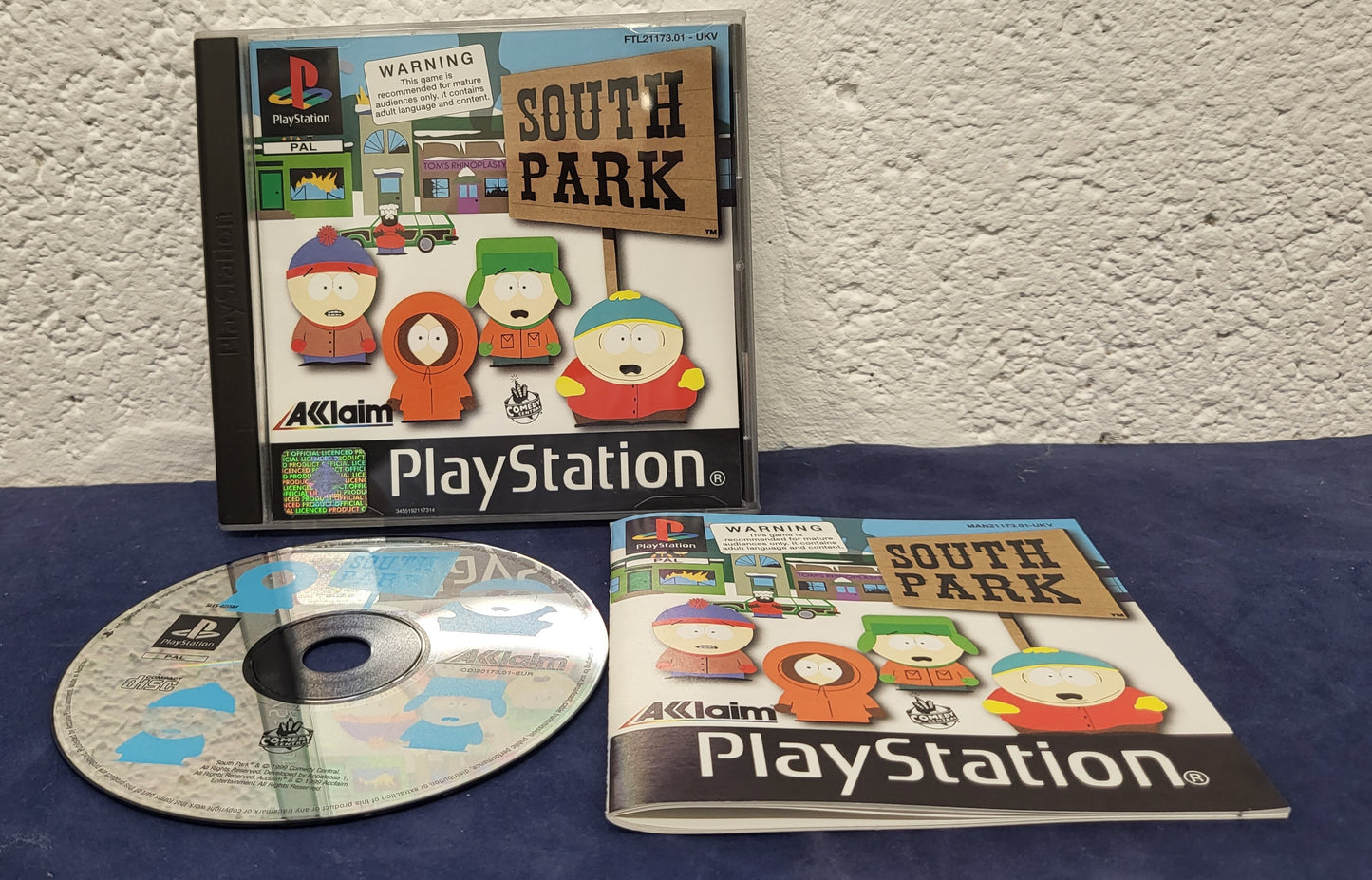 South Park Sony Playstation 1 (PS1) Game