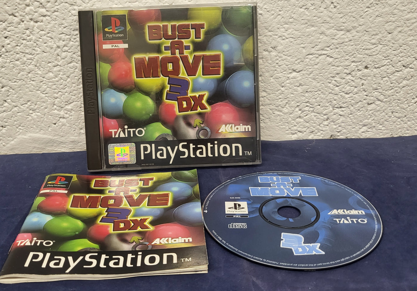 Bust-A-Move 3 DX Sony Playstation 1 (PS1) Game