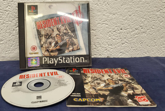 Resident Evil Rare White Label Sony Playstation 1 (PS1)