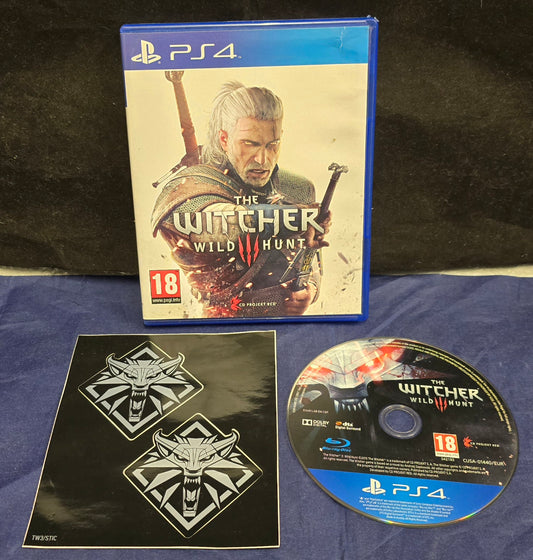 The Witcher III Wild Hunt with Sticker Sony Playstation 4 (PS4)