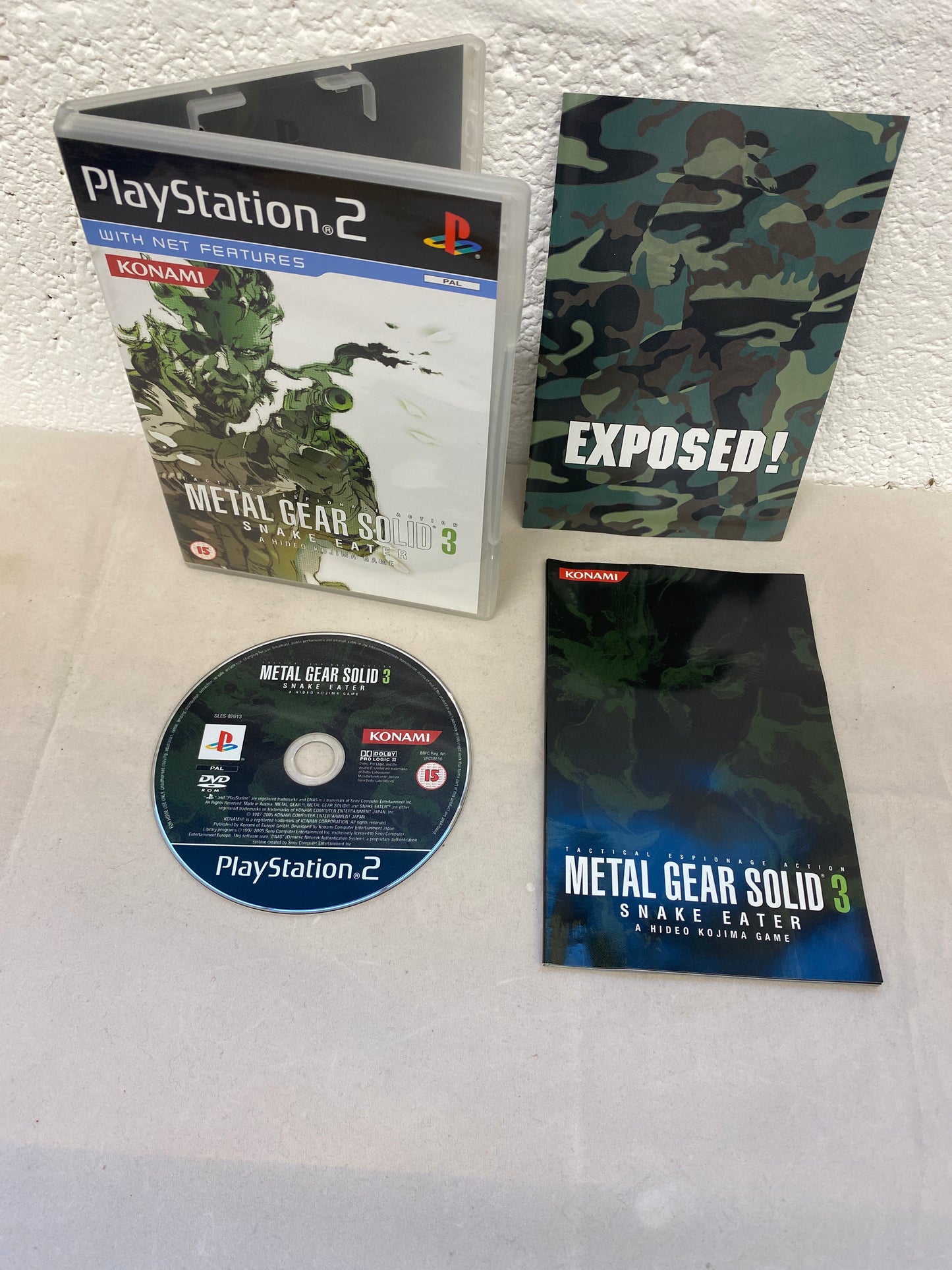 Metal Gear Solid 3 Snake Eater Sony Playstation 2 (PS2) Game