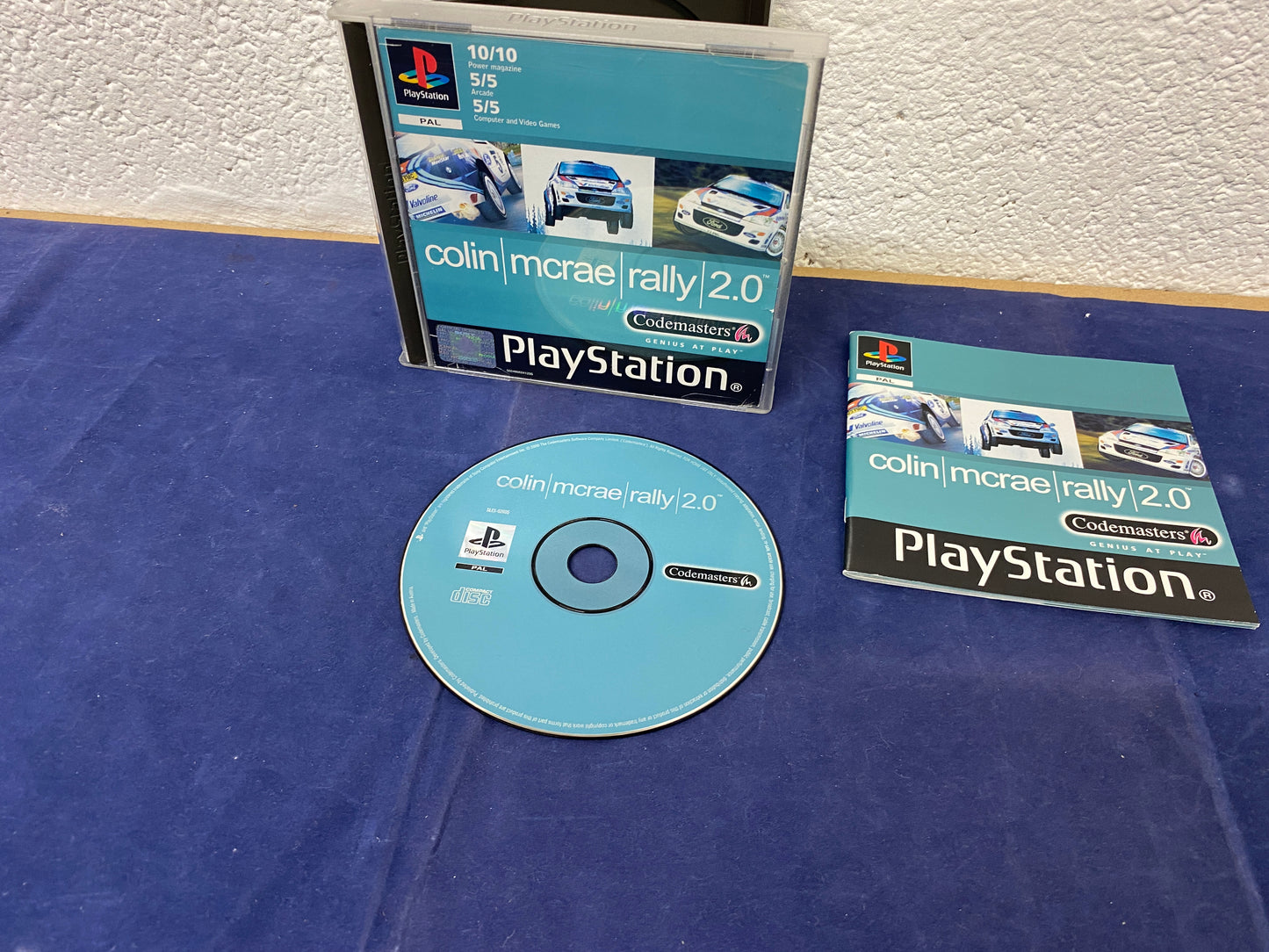 Colin McRae Rally 2.0 Sony Playstation 1 (PS1) Game