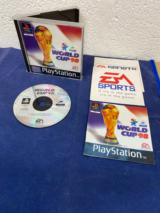 World Cup 98 Sony Playstation 1 (PS1) Game