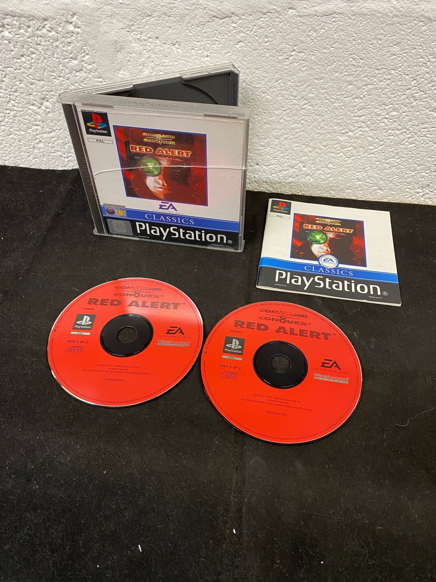 Command & Conquer Red Alert Classics Sony Playstation 1 (PS1) Game