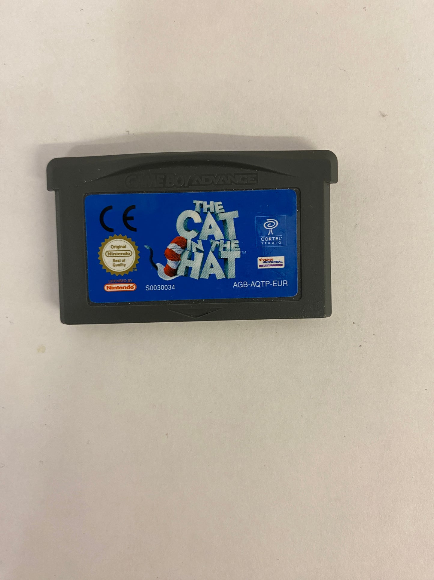 Cat in the Hat Nintendo Game Boy Advance Game