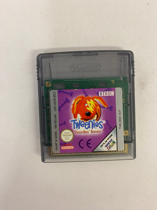 Tweenies Doodles' Bones Nintendo Gameboy Color cartridge