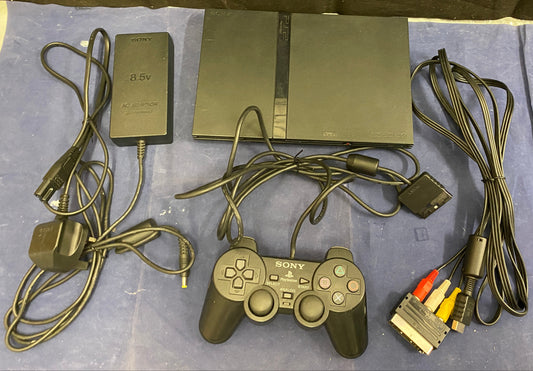 Sony Playstation 2 Slim 70003 complete set up