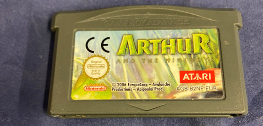 Arthur & The Invisibles Nintendo Gameboy Advance cartridge