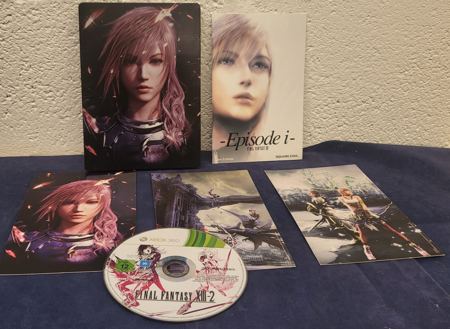 Final Fantasy XIII-2 Steel Case with Art Work Microsoft Xbox 360 Game