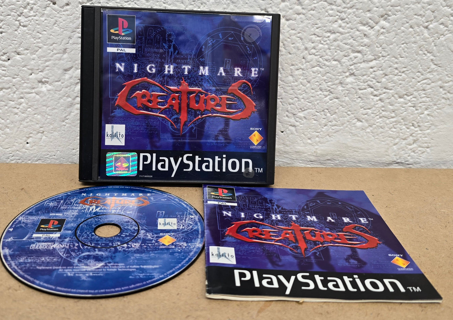 Nightmare Creatures Sony Playstation 1 (PS1) Game