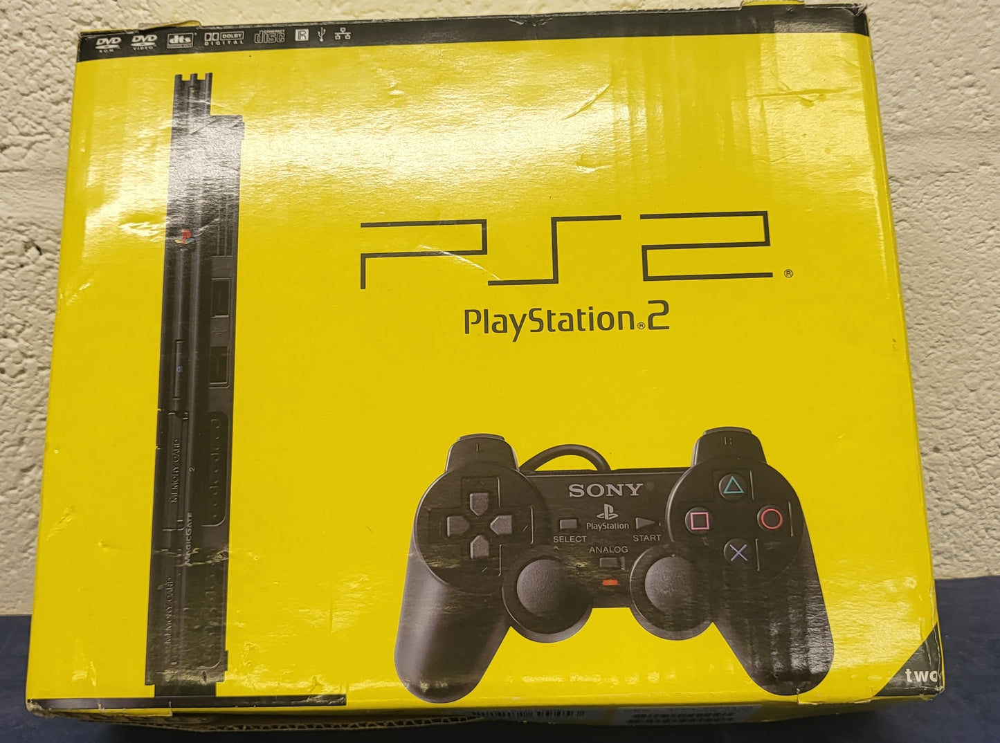 Boxed Sony Playstation 2 (PS2) SCPH 77003 Slim Console with Memory Card
