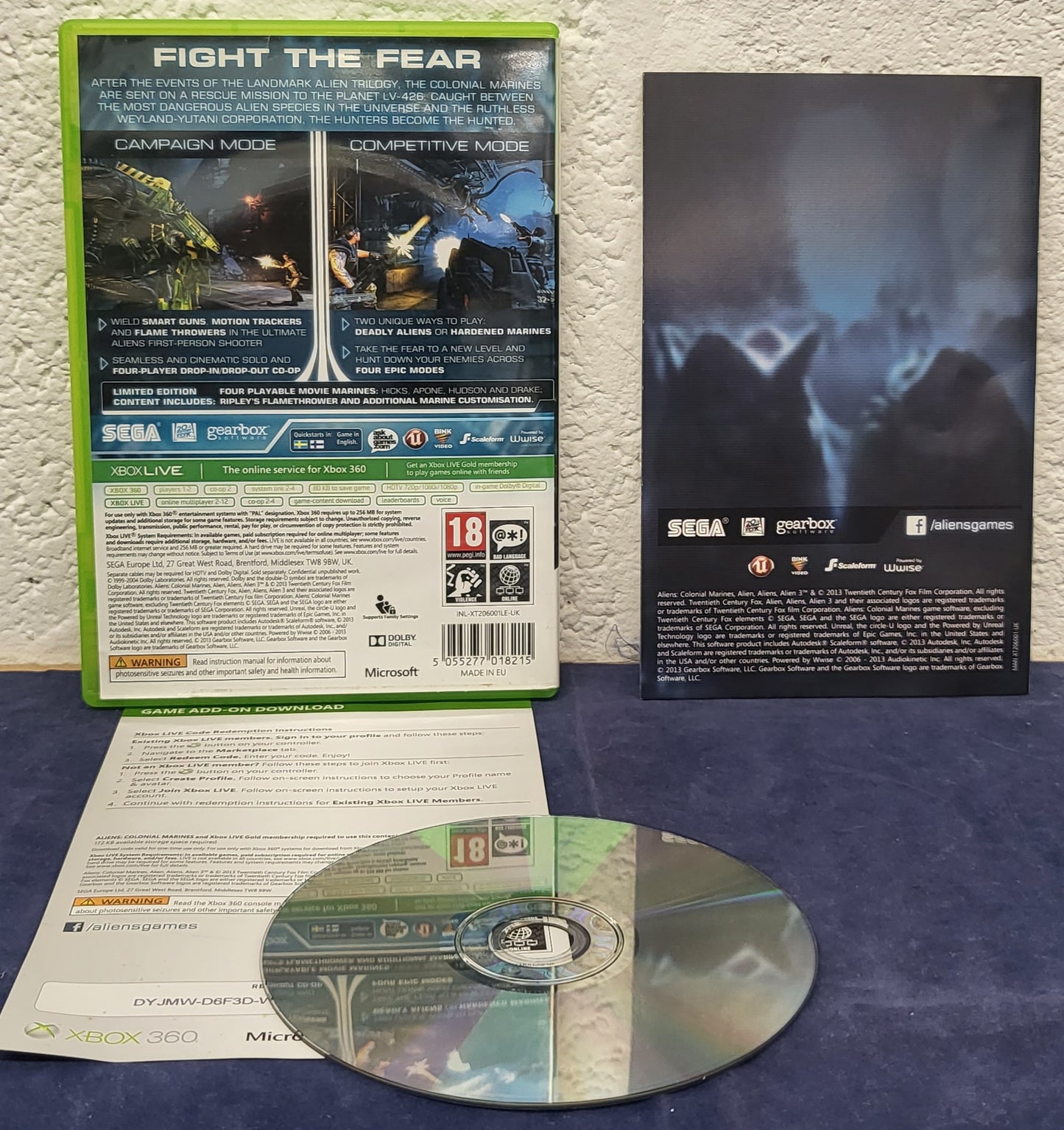 Aliens Colonial Marines Limited Edition Microsoft Xbox 360 Game