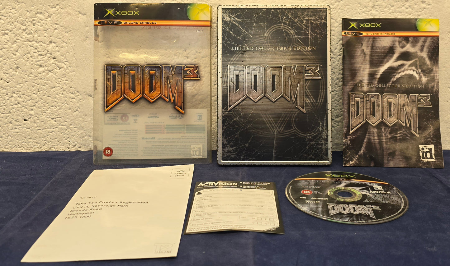Doom 3 Limited Collectors Edition Microsoft Xbox Game