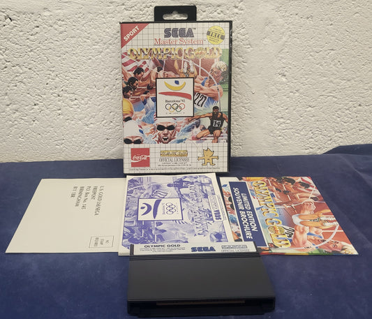 Olympic Gold with RARE Limited Edition Souvenir Brochure Sega Master System