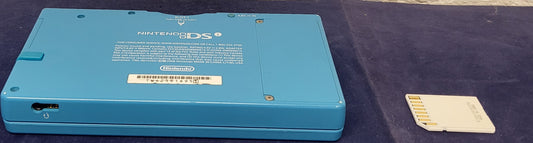 Light Blue Nintendo DSi Console with ULTRA RARE Official 8MB SD Card