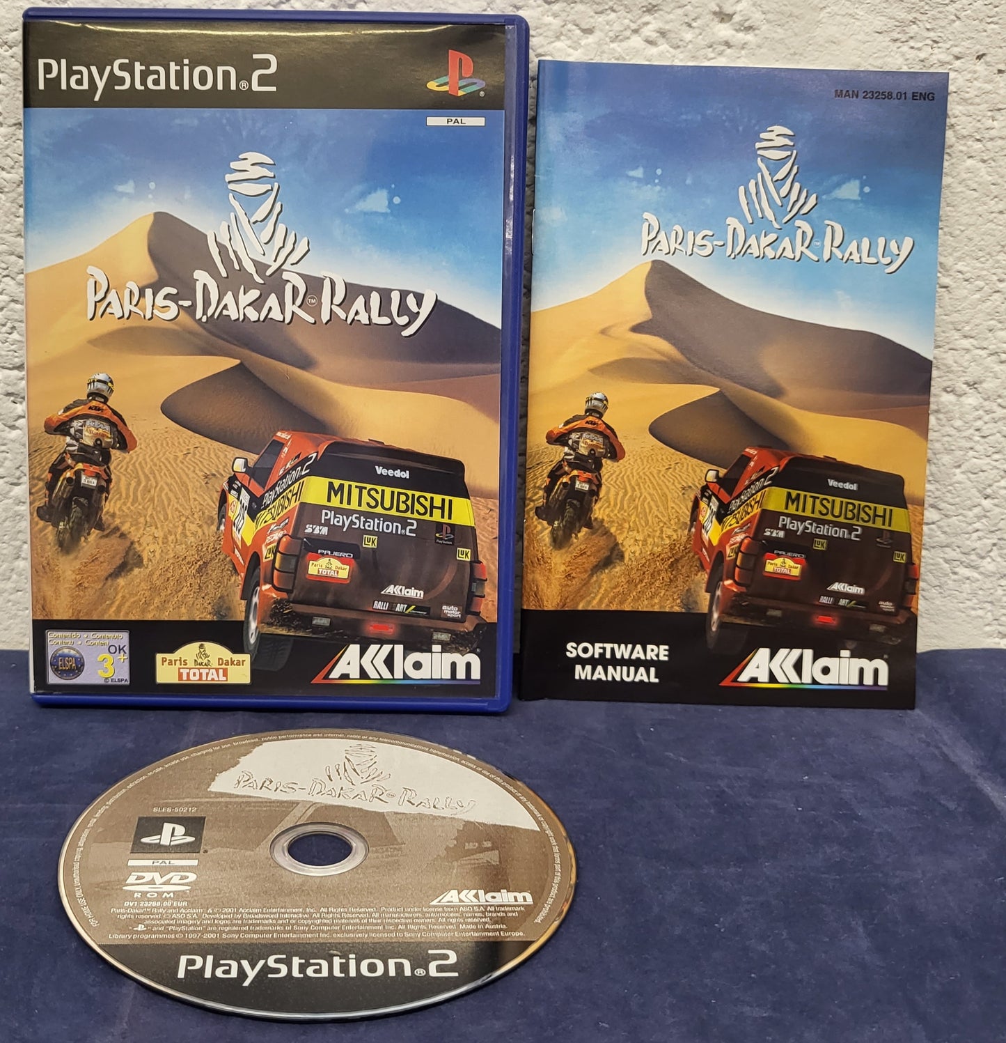 Paris-Dakar Rally Sony Playstation 2 (PS2) Game