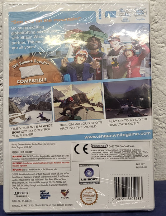 Brand New and Sealed Shaun White Snowboarding Road Trip Nintendo Wii